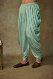 MINT EMBROIDERD SHERWANI WITH PANT