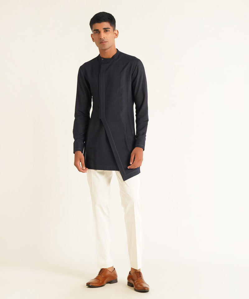 FRONT OPEN SHORT KURTA