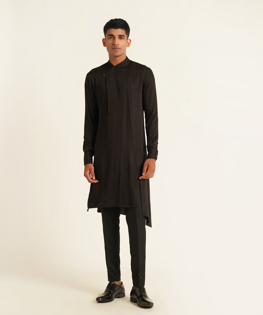 TWO BUTTON ASYMMETRIC KURTA