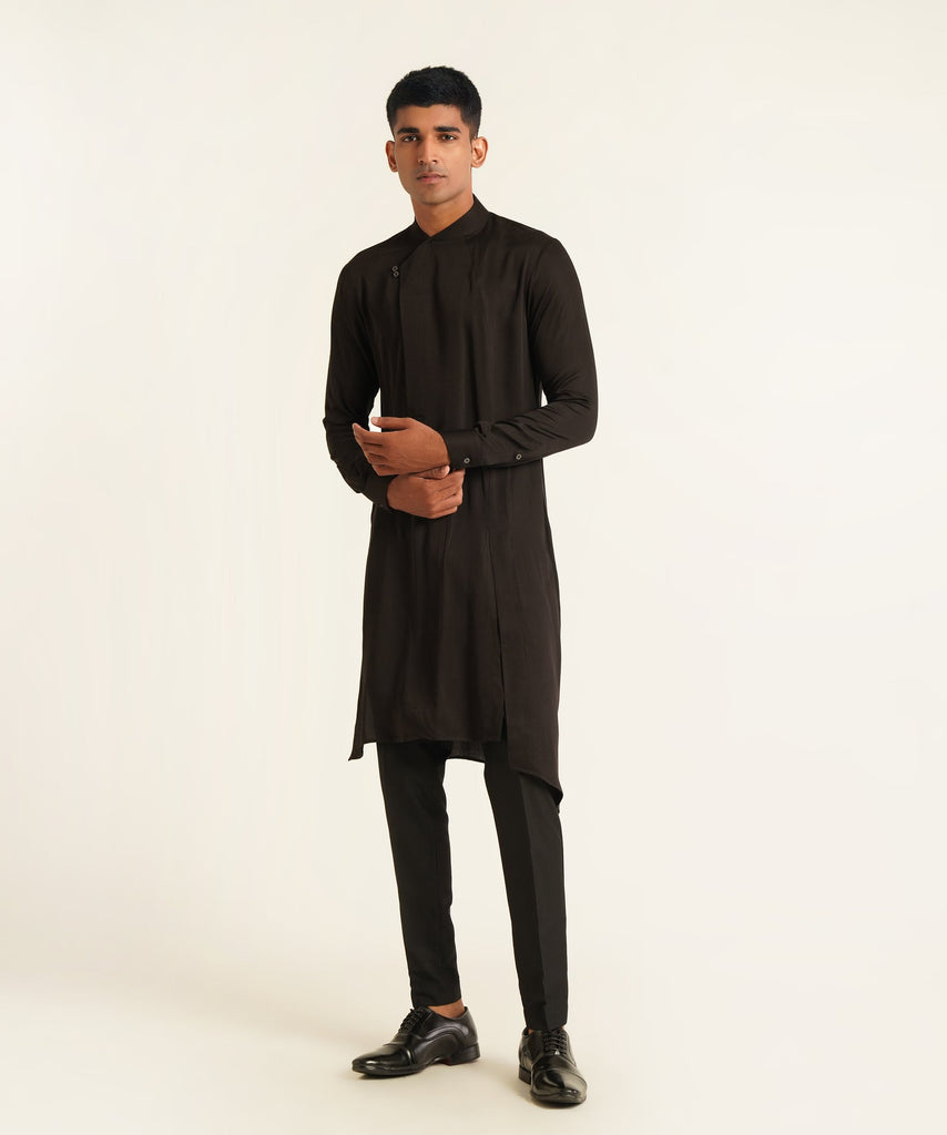 TWO BUTTON ASYMMETRIC KURTA