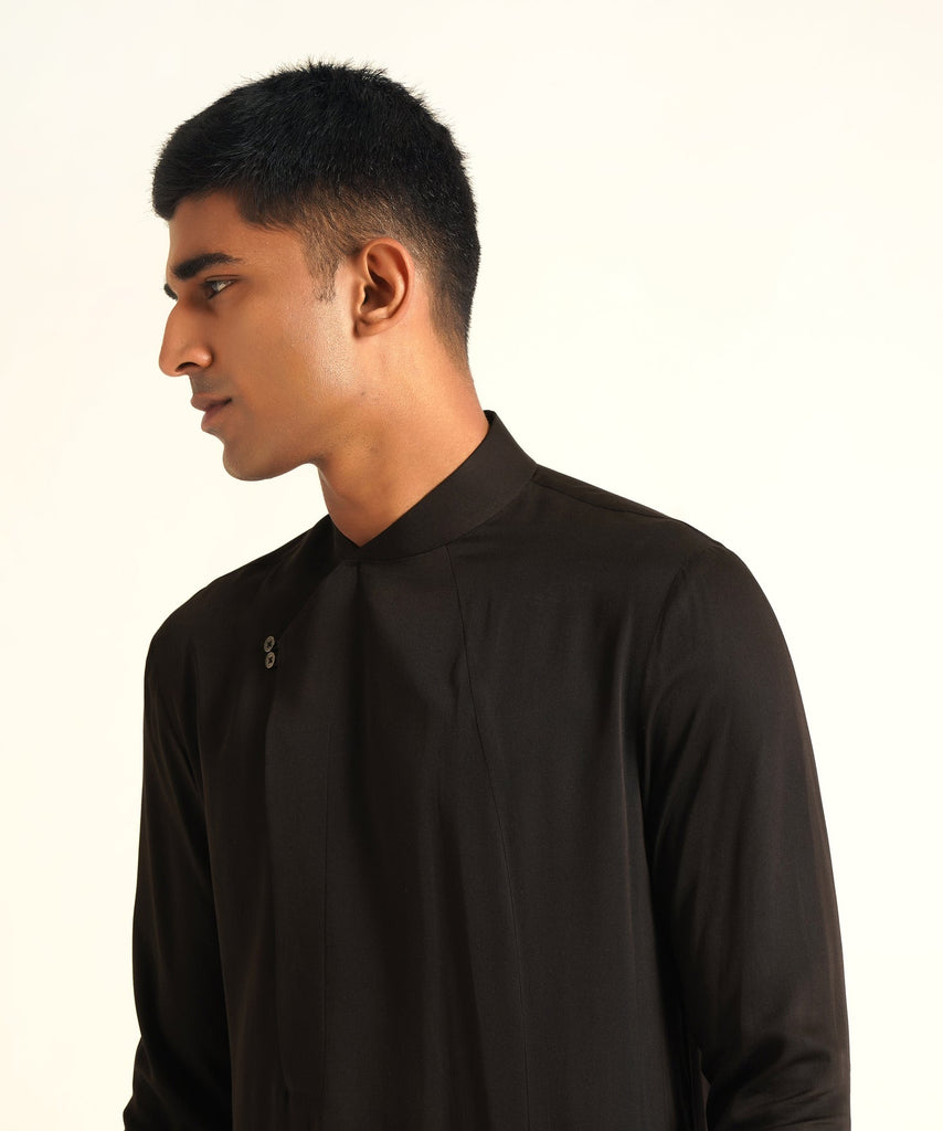 TWO BUTTON ASYMMETRIC KURTA