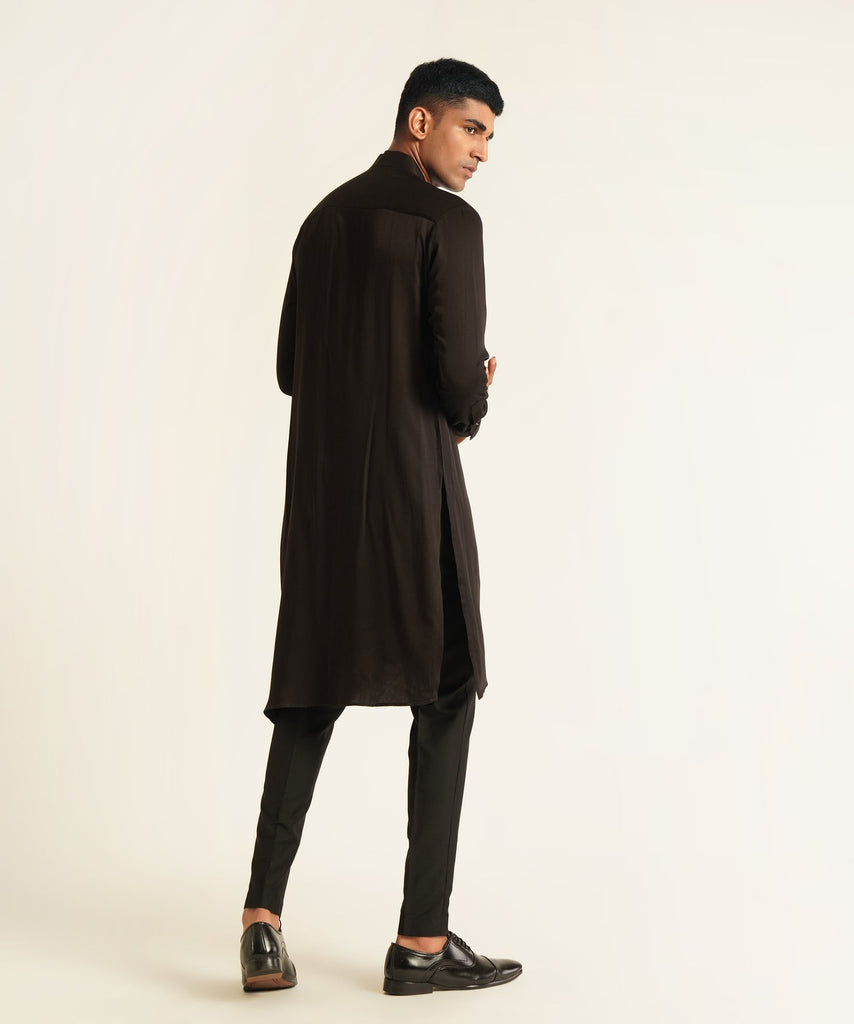 TWO BUTTON ASYMMETRIC KURTA