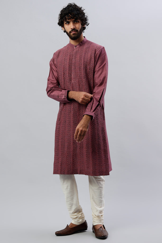 rose pink kurta