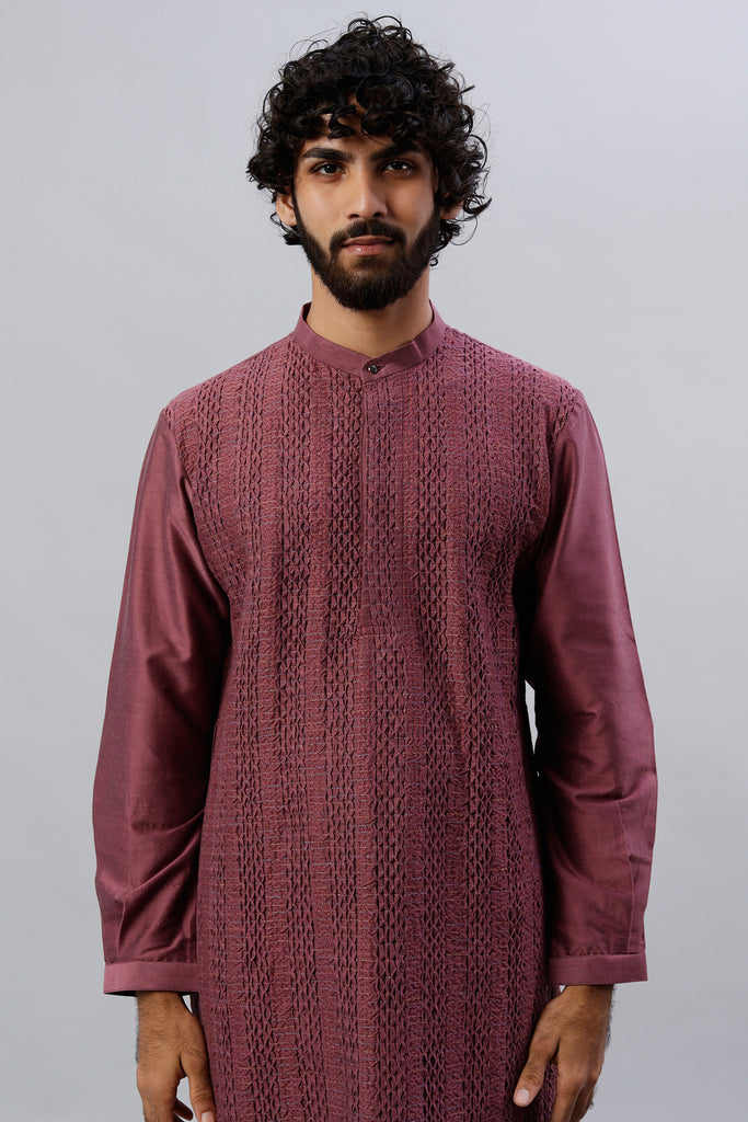 rose pink kurta