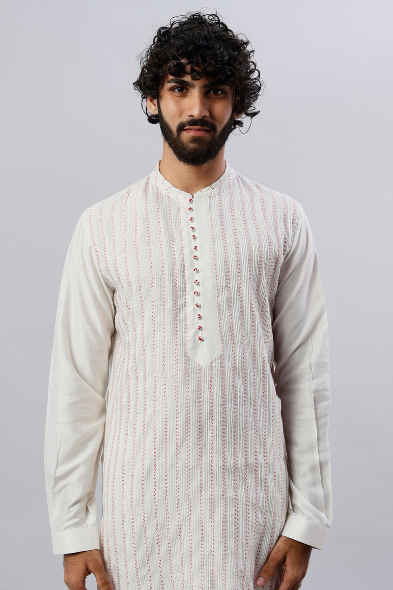 cherry lines kurta