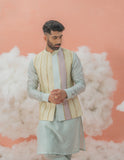 Cutpipe color block  Patch Bundi-Nehru Jacket only
