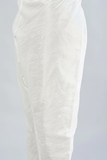 IVORY DUPION SILK CHURIDAR PANTS
