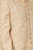 CREAM EMB. SHERWANI SET