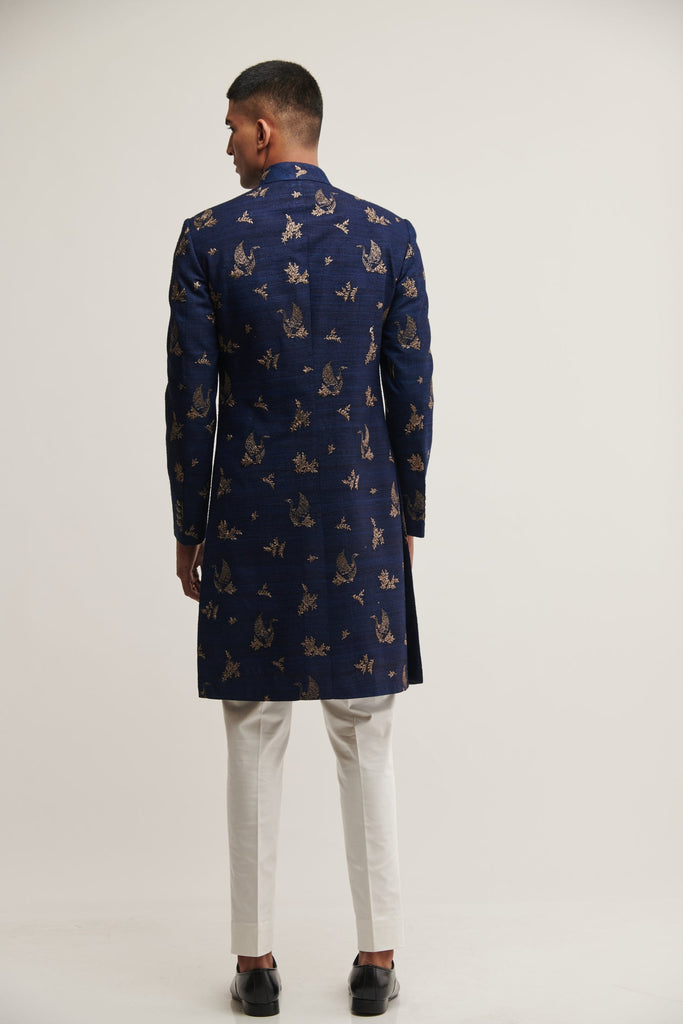 EMBROIDERED HYBRID SHERWANI SET