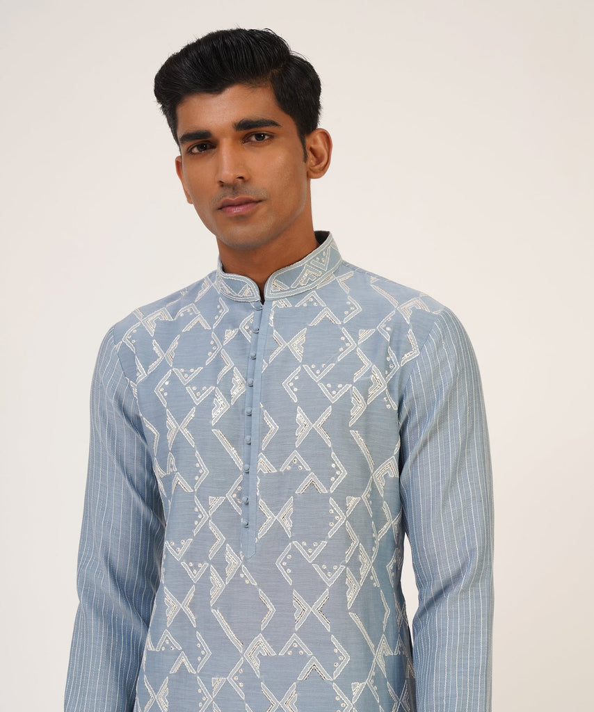 EMBROIDERED KURTA SET