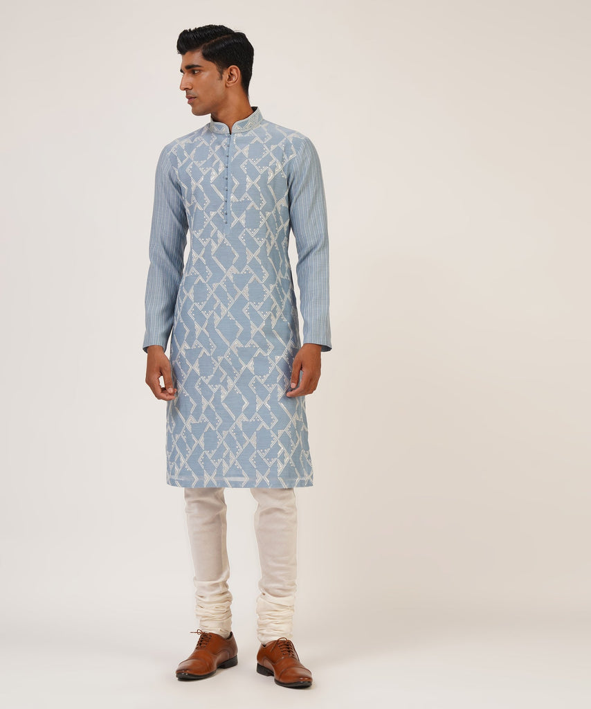 EMBROIDERED KURTA SET