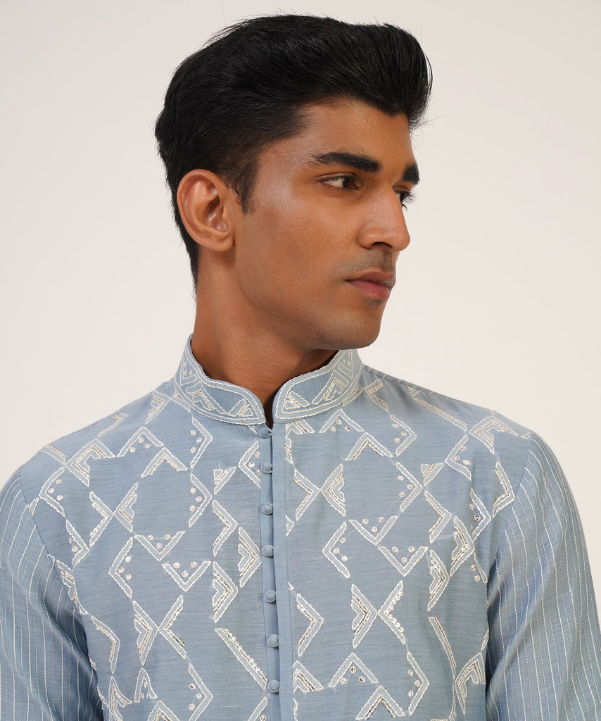 EMBROIDERED KURTA SET