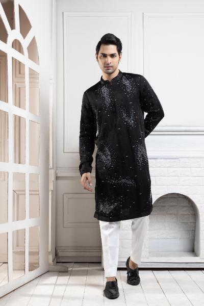 ONYX EMBROIDERED KURTA ENSEMBLE