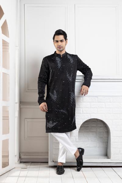 ONYX EMBROIDERED KURTA ENSEMBLE