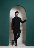 MIDNIGHT BLACK KURTA
