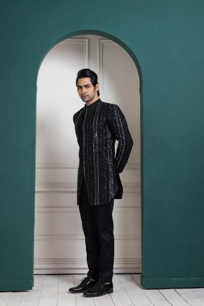 OBSIDIAN GLIMMER BANDHGALA