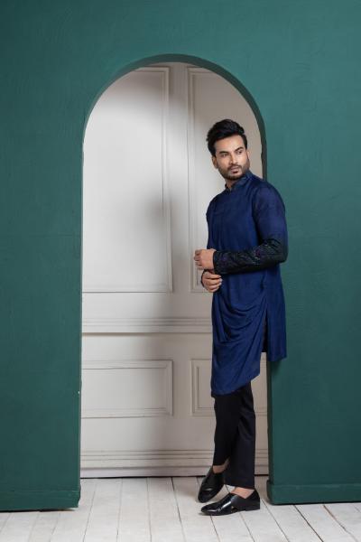 NIGHTSHADE ELEGANCE NEHRU JACKET AND KURTA SET