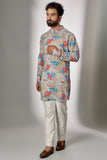FLORAL PRINT KURTA SET