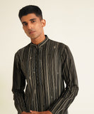 THREAD AND METAL EMBROIDERED KURTA SET