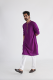 EMIR PURPLE KURTA SET