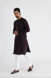 BROWN KURTA SET
