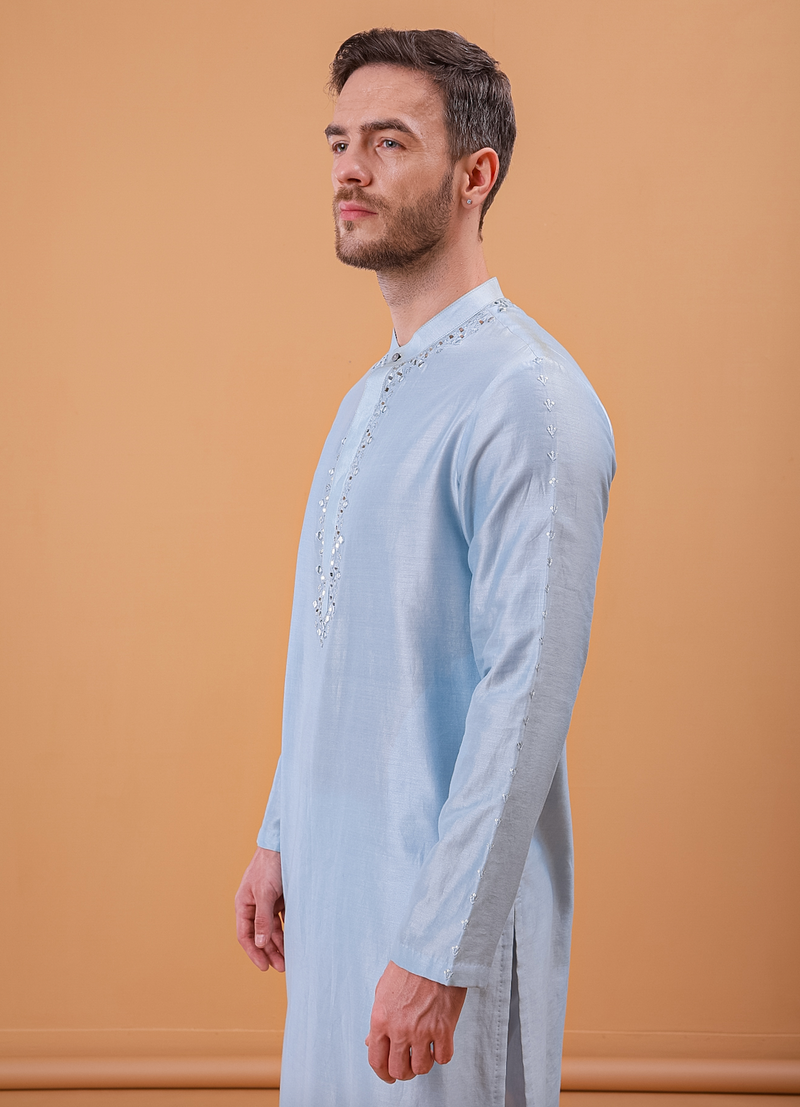 ICE BLUE KURTA