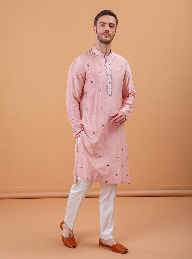 DUSKY PINK KURTA