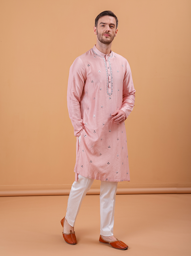 DUSKY PINK KURTA