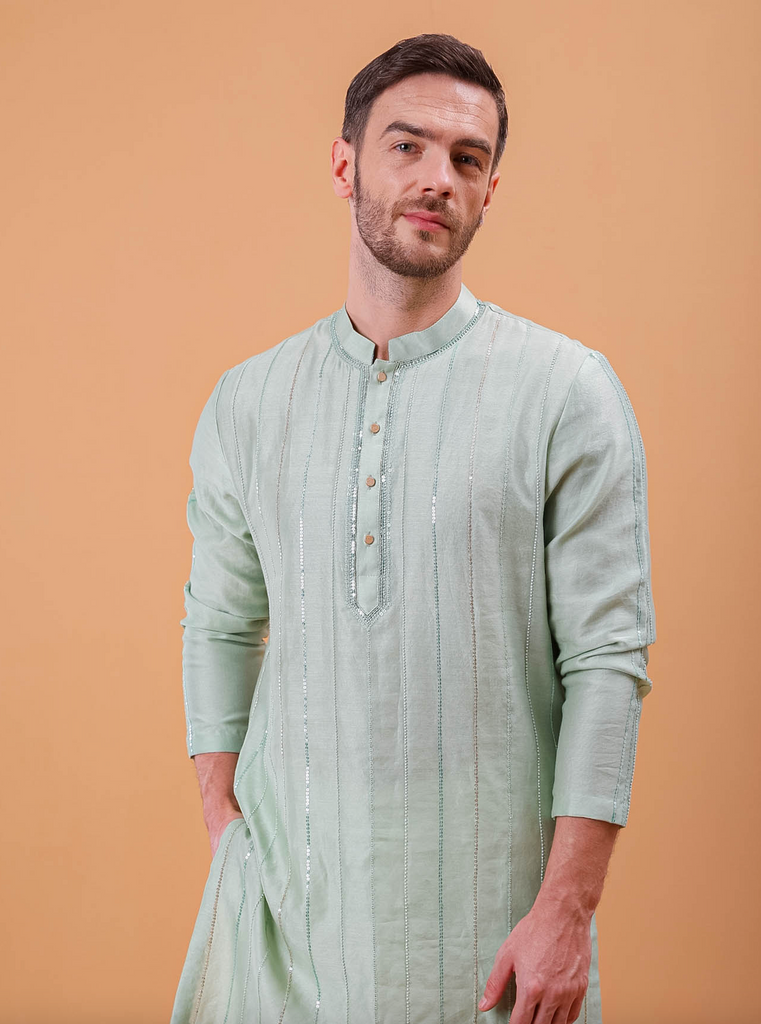 SHIMMY STRIPPY KURTA