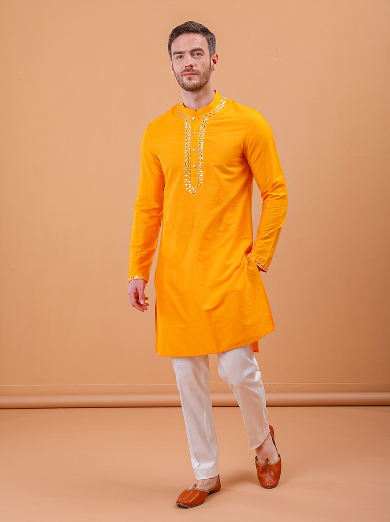 MYSTIC MUSTARD KURTA