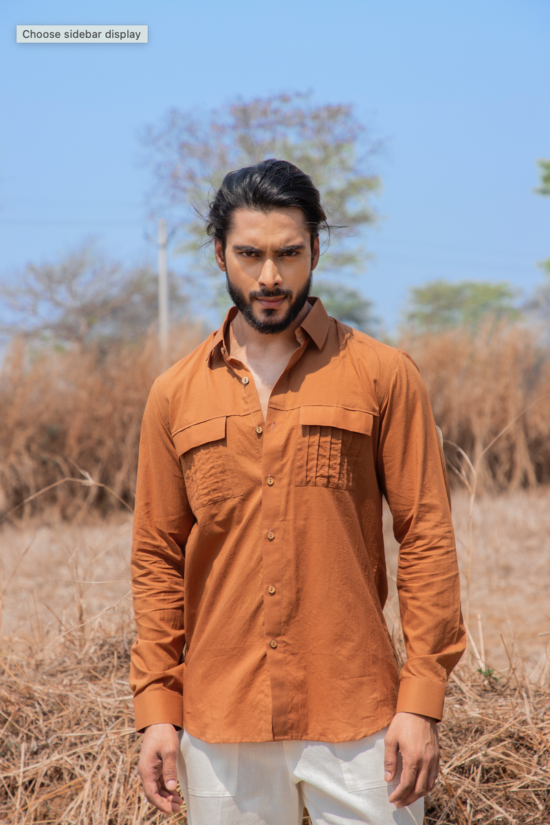 OCHRE SAFARI SHIRT