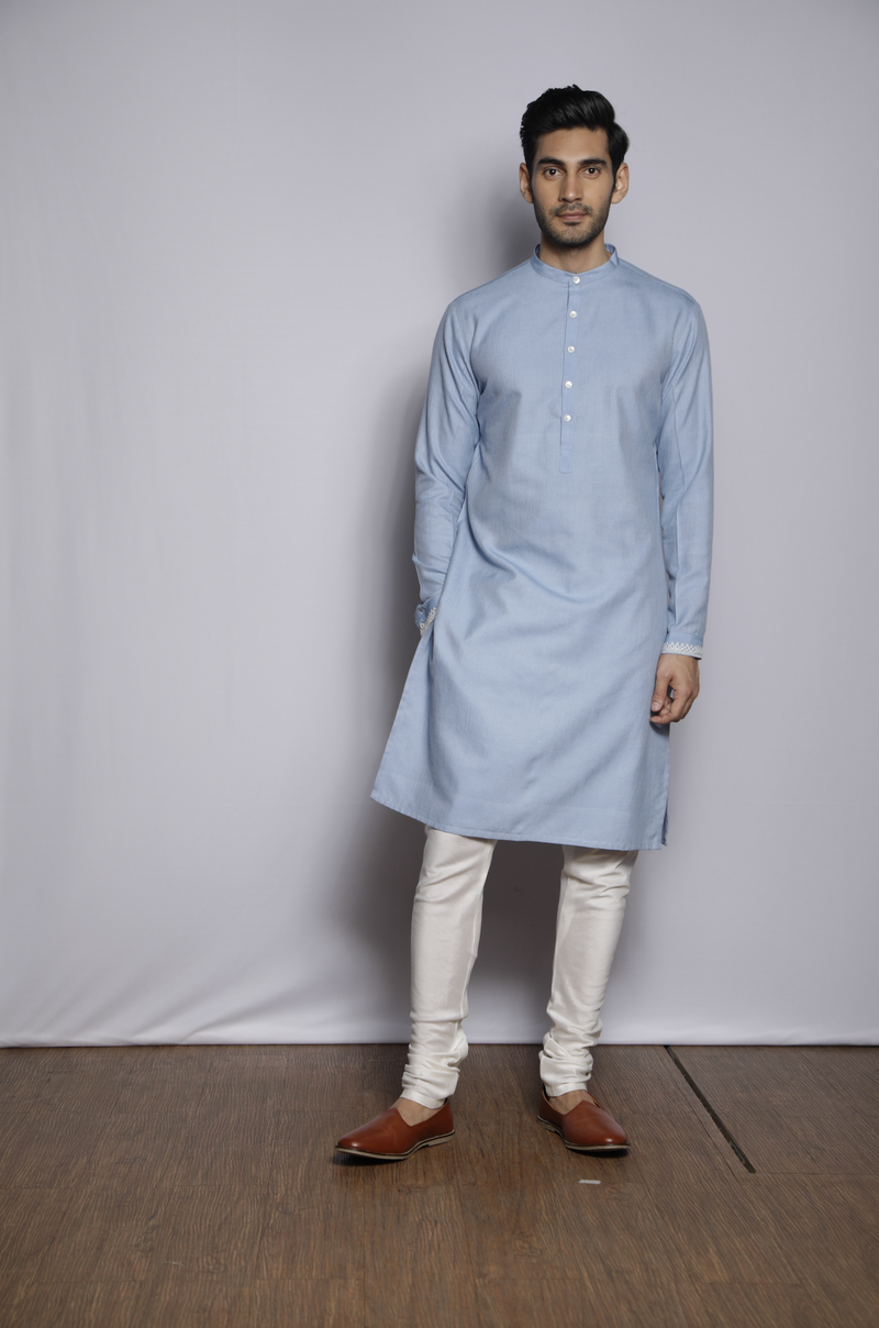 POWDER BLUE KURTA