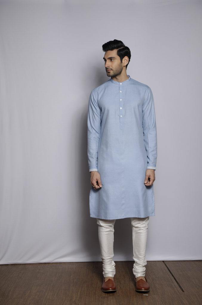 POWDER BLUE KURTA