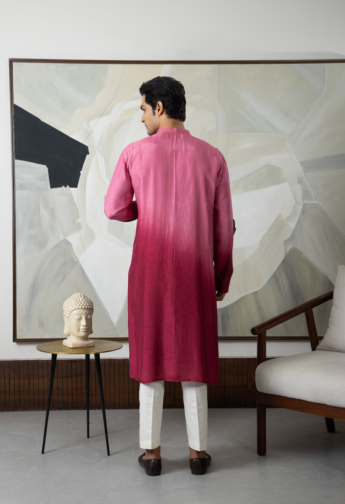 MAROON KURTA SET