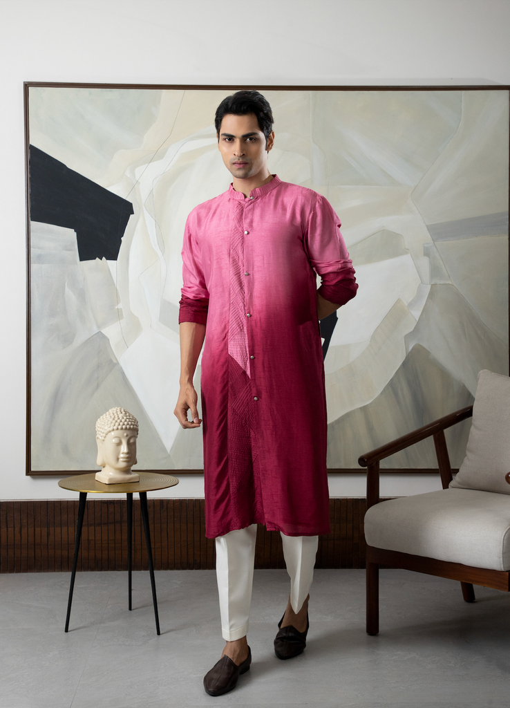 MAROON KURTA SET