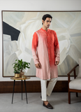 CORAL OMBRE KURTA SET