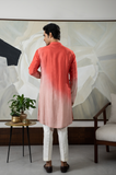 CORAL OMBRE KURTA SET