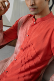 CORAL OMBRE KURTA SET