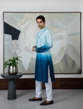 OMBRE BLUE REXIN KURTA SET