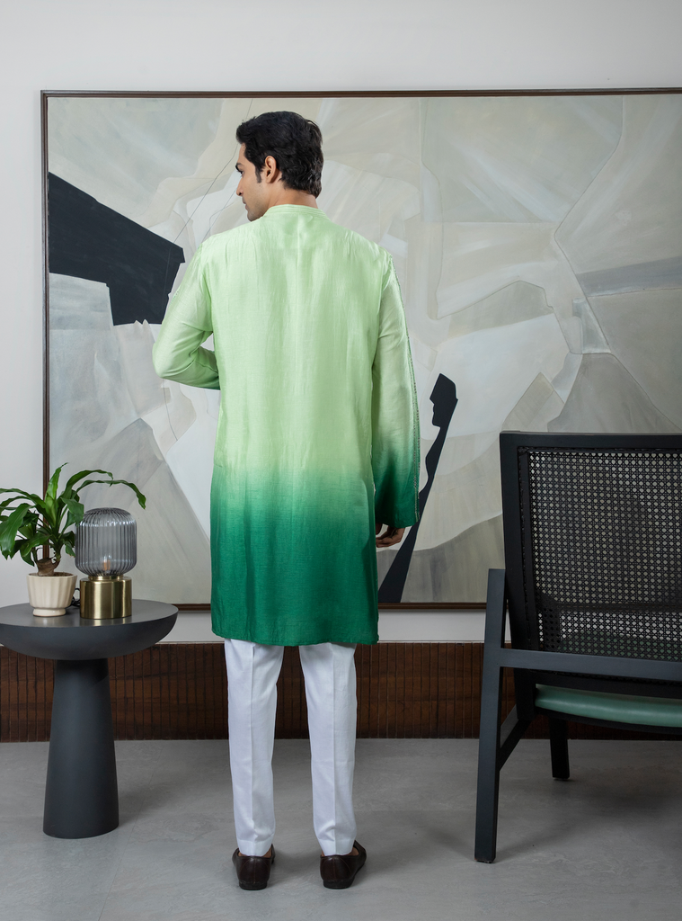 COOL GREEN KURTA SET
