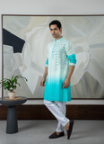 TURQUOISE KURTA SET