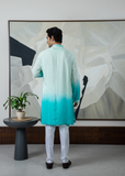 TURQUOISE KURTA SET