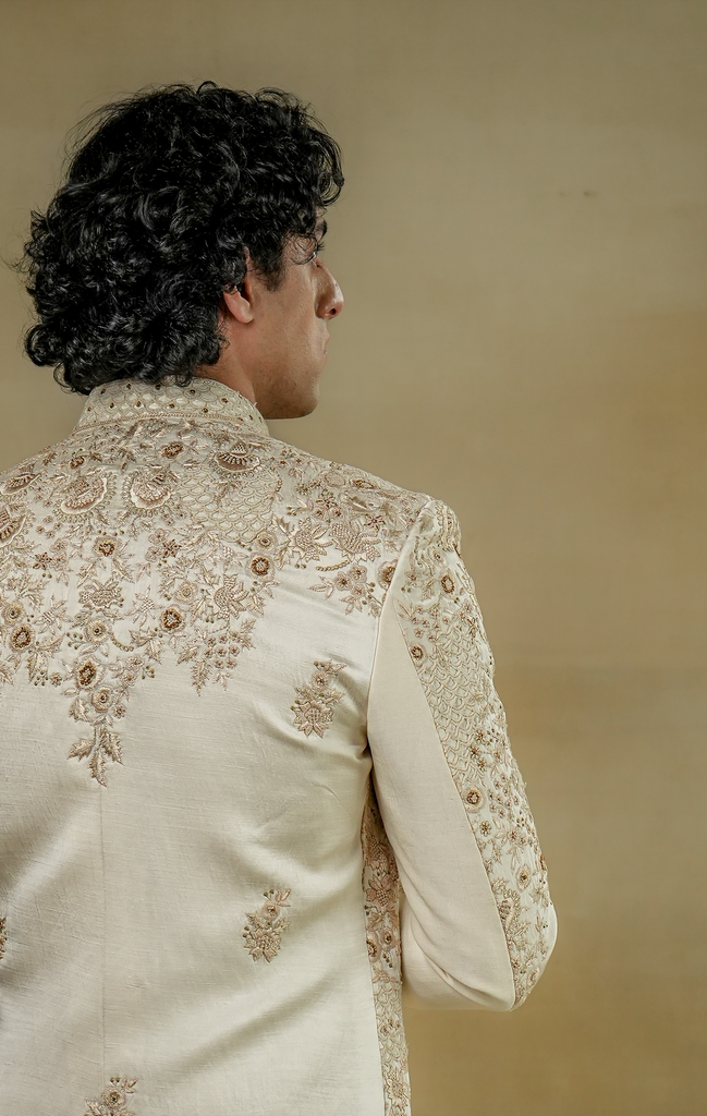 BUTTER CREAM SHERWANI