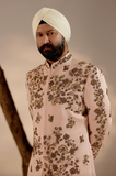 SHELL-PINK SHERWANI