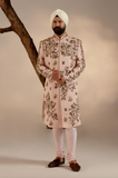 SHELL-PINK SHERWANI