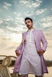 LUSH LAVENDER SHERWANI SET