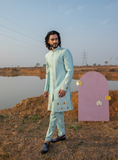 CLOUDY CASTLE SHERWANI SET