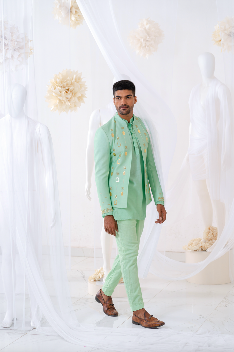 MINT KHIDKI JODHPURI SET