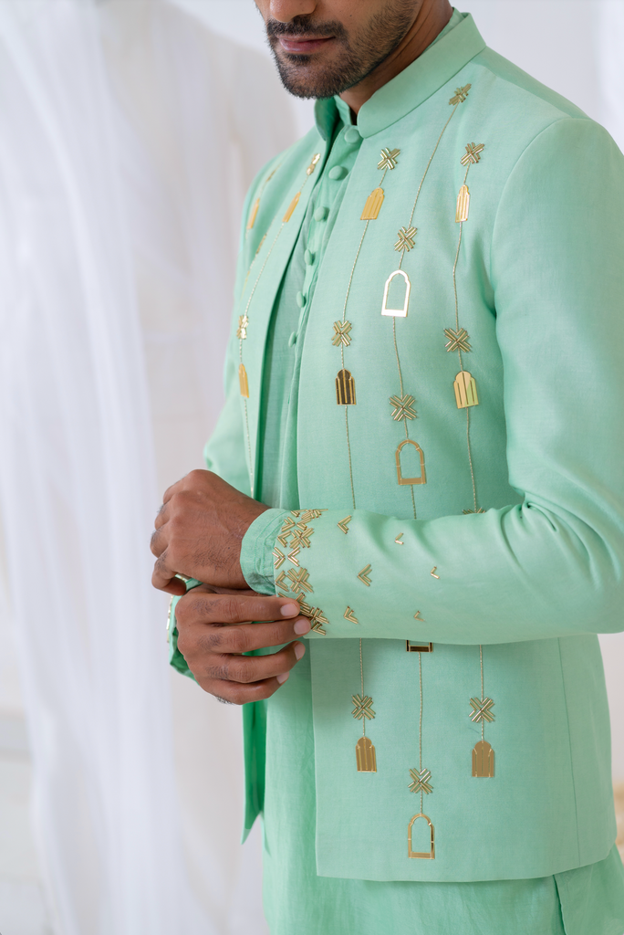 MINT KHIDKI JODHPURI SET