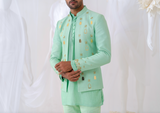 MINT KHIDKI JODHPURI SET